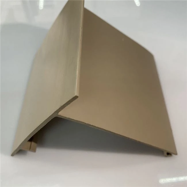 Brown color asa extrusion profile Brown color asa extrusion profile
